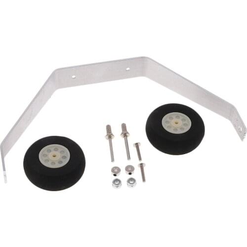 Aluminum RC Airplane Landing Gear Model Parts For 25-40 Class RC Airplane