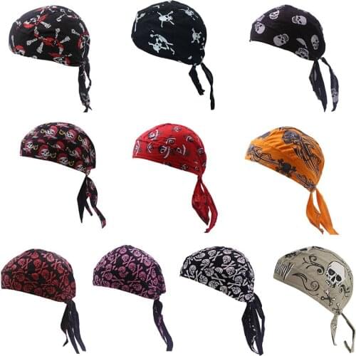 Ice-Feeling Bandana for bicycling Riding in Pirate Style Sun-Proof Outdoors Mosture Wicking & UV Protection