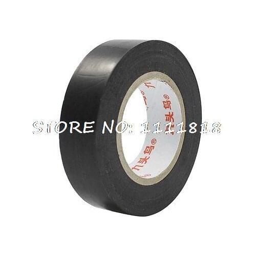 46Ft Length 18mm Wide Insulation Adhesive Electrical Tape Black