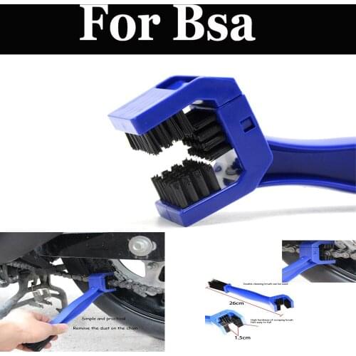 Motorcycle Bicycle Chain Cleaning Brush Cleaning For Bsa A10 A65 A65s B25 B44 Fury 350 Royal Star 500 650 Victor 441 Thunderbolt