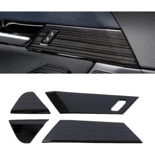 For Mazda CX30 CX-30 2020 2021 Interior Inner Door Handle Bowl Cover Trims Frame Door Bowl Sticker Panel Car Accessories LHD