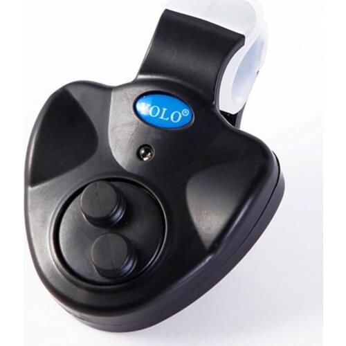 Intelligent Buffer Hook Rod And Sea Rod Fishing Smart Bite Alarm Sealed Without Bolt Energy Saving Sound Light Alarm 1 Pcs