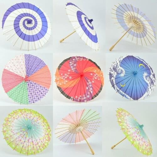 Pretty 30cm Classical Oiled Paper Umbrella Handmade Ancient China Style Decorated Wedding Party Photography Prop Paper Umbrella