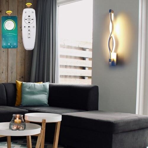 Indoor lighting Wall Light 2.4G RF Remote Control mirror light bedroom light lamp wall-mounted industrial decoration home