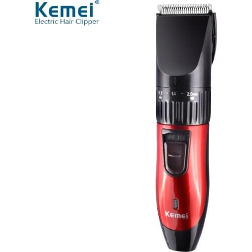 KEMEI Mens Professional Hair Clippers Barber Set Mains Trimmer Shaver Adjustable Rechargeable Electric Hair Removal Tools