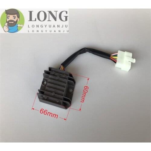 Motorcycle 5 Wire Voltage Regulator Rectifier For GY6 KYMCO Agility 2T R16 10 Rs Naked 2T 10 Like 2/4T