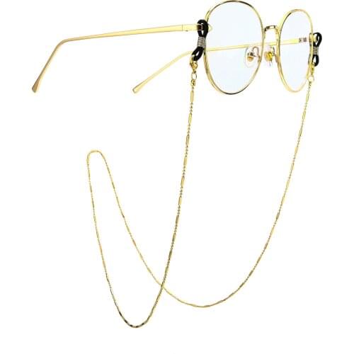 Non-slip glasses chain fashion metal glasses rope golden glasses chain fashion accessories