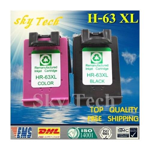 One set Remanufactured ink cartridge suit for HP63XL , For HP 1112 2130 2132 3630 3632 3830 4650 4516 4512 4520 Printer