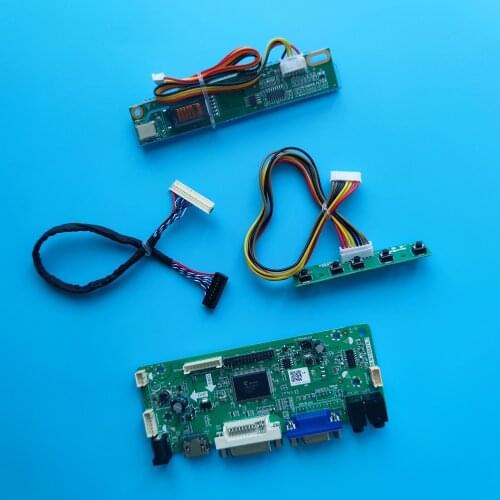 Controller board For B170PW06 V3/B170PW06 V2 17" 1440*900 VGA kit LCD Screen panel M.NT68676 DVI LVDS monitor DIY Audio 30pin