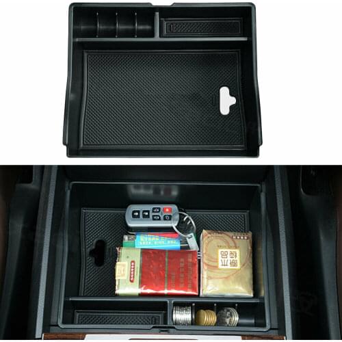 For Toyota SIENNA 2011-2019 Car Console Armrest Storage Box Tray Container Organrize