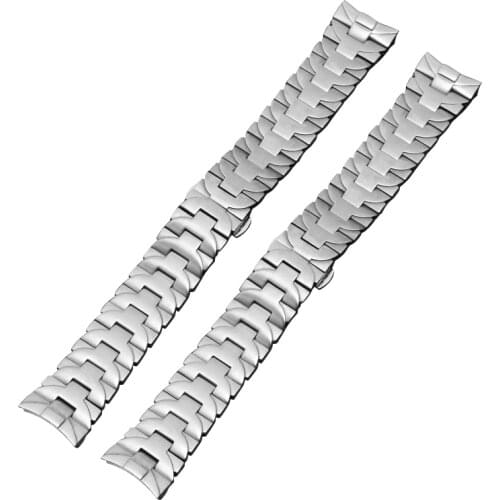 24MM Watch Band for PANERAI LUMINOR Marina PAM 164 Bracelet Heavy 316L Stainless Steel Watch Band Replacement Strap