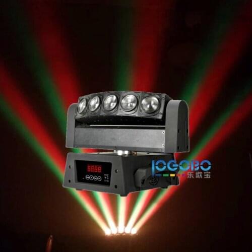 Sharpy 5 Eyes RGBW Colors Led Beam Laser Moving Head DJ Lights Theatrical Stage Effect Club Disco Lightings Cheap, Free Shipping