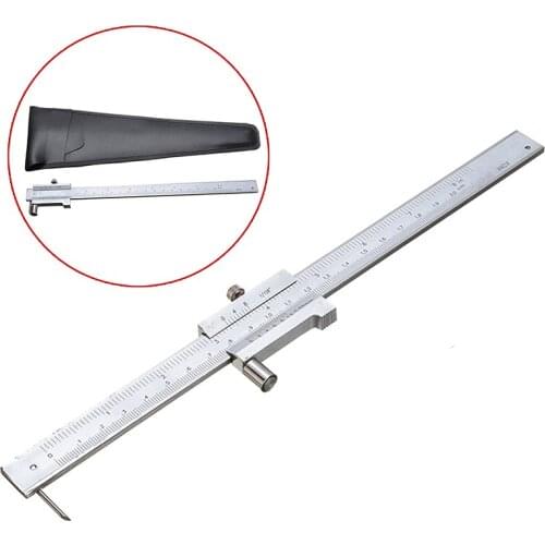 200mm Vernier Caliper Stainless Steel Parallel Marking Gauge Vernier Caliper With Carbide Scriber Gauging Ruler Measuring Tool