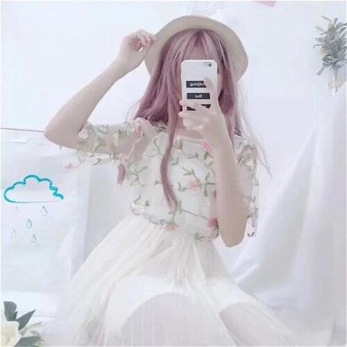 High-end fashion African Lace Fabric High Quality French Tulle Embroidered flower transparent net Lace Fabric For Wedding 1 Yard