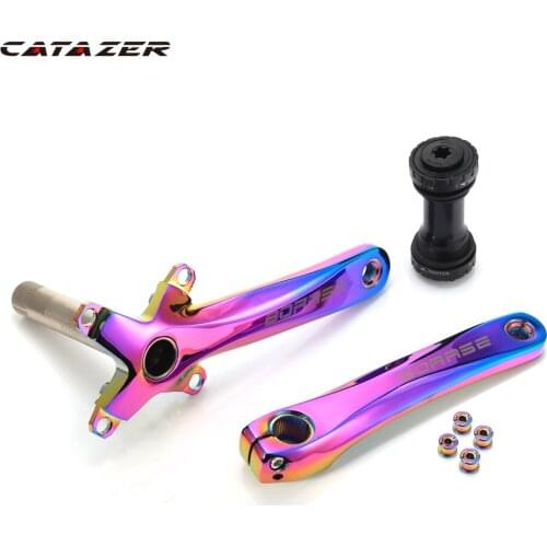 170mm mountain bike chainring titanizing vacuum coating bicycle crank chainwheel 104BCD mtb crankset