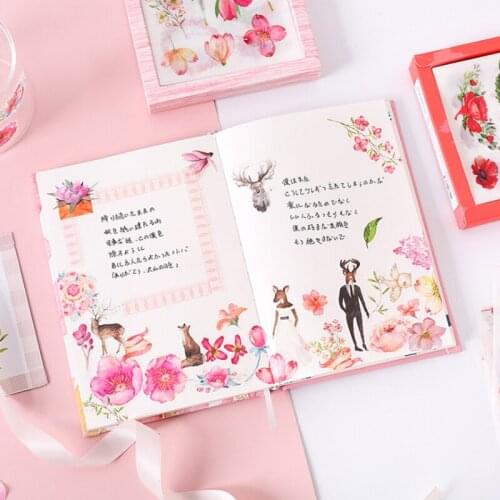 20pcs/lot Lovely Literary Small Fresh Paper Lable Sealing Stickers Creative Crafts Scrapbooking Decorative DIY Stationery