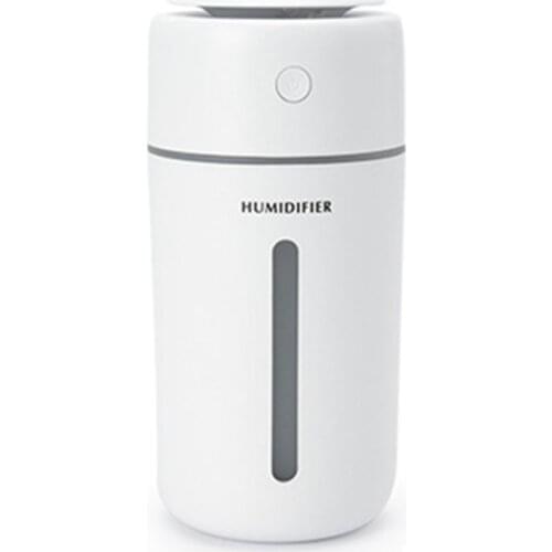 350Ml Large Fog Volume Portable Air Humidifier with Led Night Light On-Board Desktop Mini Humidifier