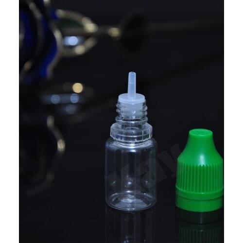 Free shipping 2500pcs PET 5ML Plastic Dropper Bottles With Tamper Childproof Cap, Clear E Liquid Bottles, Tamper Cap