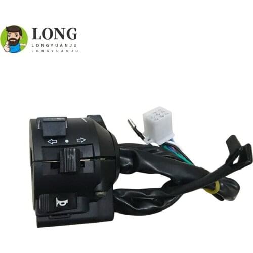 1 Piece Handlebar Left 7/8"22mm Motorcycle Dirt Bike ATV Turn Signal Horn Light Low High Beam Left Switch For Honda 250cc CA250