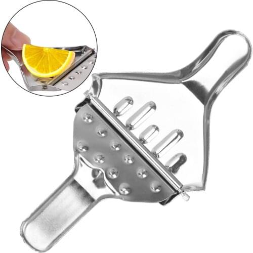 Gadgets Stainless Steel Lemon Clip Manual Press Juicer Manual Fruit Juice Press Mini Squeezer Machine Lemon Squeezer