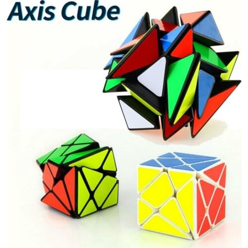 YongJun YJ Axis Speed Cube puzzle 3x3x3 Magic cube with Frosted Sticker Learning Educational for Children