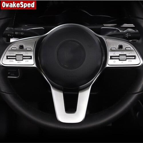 Car Styling Steering Wheel Buttons Sequins Decoration Cover Trim For Mercedes Benz W167 X247 W247 W213 W205 W177 X253 Interior