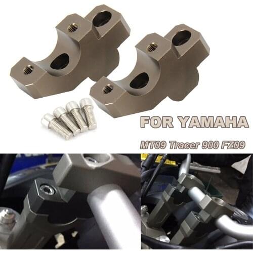 Motorcycle Handlebar Riser Bar Mount Handle Clamp Universal FOR YAMAHA MT09 Tracer 900 FZ09 Handlebar Bar Risers Barback