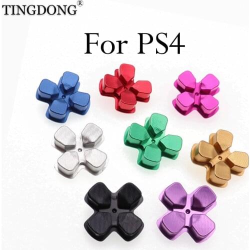 Metal Dpad Button Aluminum Direction Button For Sony Playstation 4 Dualshock 4 PS4 Controller D-pad Cross Button