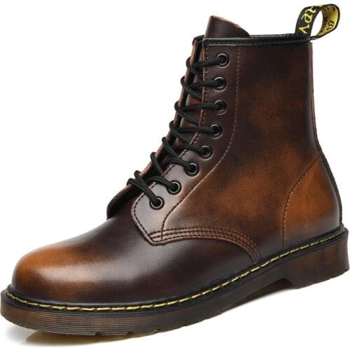 Men Boots Martin Boots Mens Shoes 2021 Fashion Autumn Winter Chelsea Boots Couples Women Boots Motorcycle Boots Мужские Cапоги