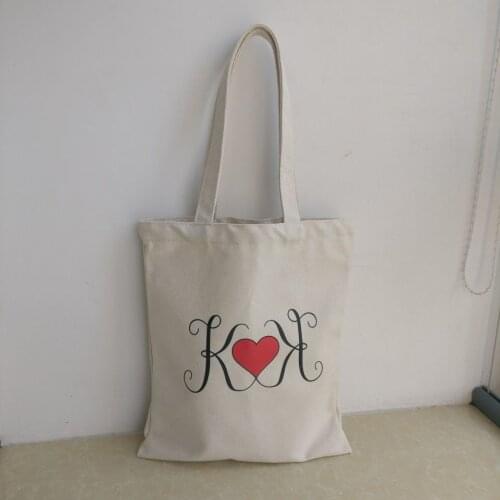 Wholesale 500pcs/lot 35x40cm Reusable Grocery Cotton Canvas Shopping Bag Shopper Bag Cotton Fabirc Eco Tote Bag for Wine Packing