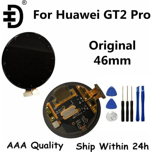 Original AMOLED Screen For Huawei Watch GT 2 Pro LCD Display Touch Panel Digitizer For Huawei Watch GT2 Pro VID-B19 46MM Screen