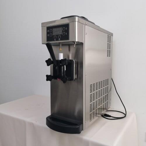 Fully Automatic Soft Serve Ice Cream Machine Commercial Desktop Ice Cream Makers Small Ice Cream Making Machine