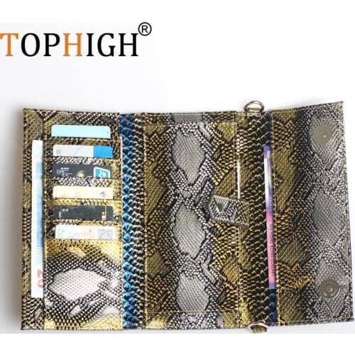 TOPHIGH Hot New Fashion Embossed Mix Snake Leather Bag Pouch Small Cow Leather Crossbody Bag For Women 2021 Handbag Purse