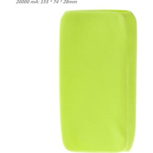 Silicone Protector Bag ForXiao Mi 2 10000/20000mAh Dual USB Power Bank Powerbank 32CA