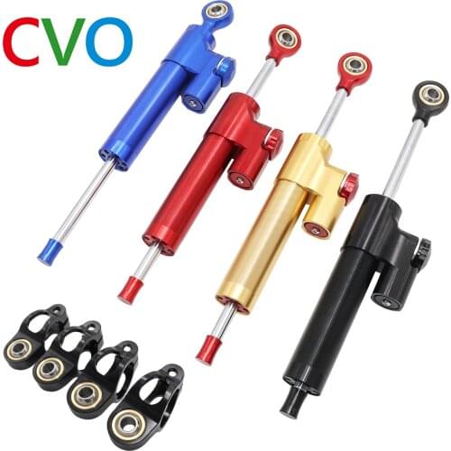 Universal 260MM Motorcycle Steering Damper Stabilizer 4 Colors Optional Aluminum Alloy Shock Absorber Direction Accessories