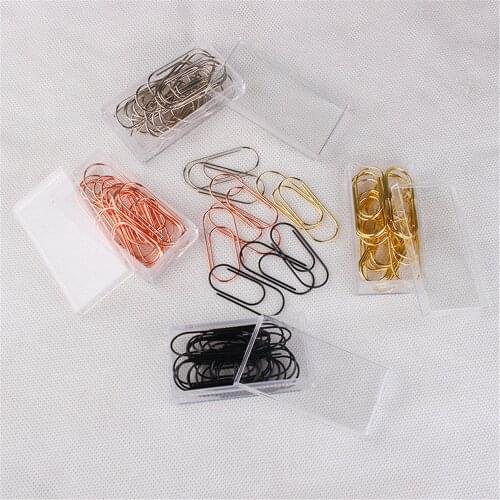 20pcs Paper Clips Escolar Bookmarks Photo Memo Ticket Clip Stationery School Supplies Gifts