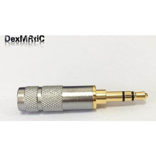 3.5mm dual channel audio cable plug stereo headphone connector