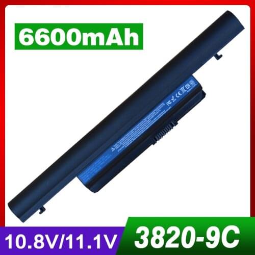6600mAh battery for Acer Aspire TimelineX 3820 4820 5820 3820T 4820T 5820T 5553 5553G 5625 5625G 5745 5745G 5745P