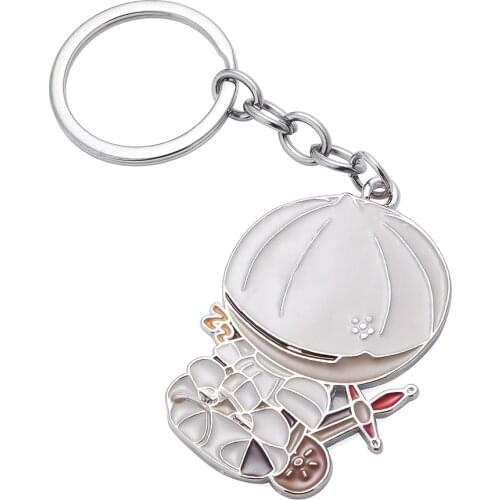 Dark Souls 3 Keychains Fire Keeper Solaire and Onion Knight Pachi Figure Pendant Keyring For Women Men Car Jewelry Gift