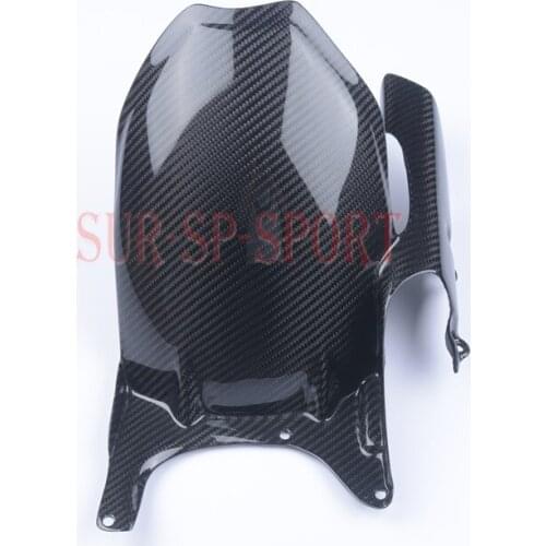 Black Rear Hugger Cowl Farings Carbon Fiber 100% For Ducati Hypermotard 1100