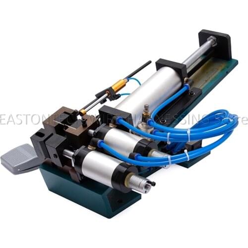 EW-330 Bevel pneumatic wire striper machine , copper wire stripper stripping machine