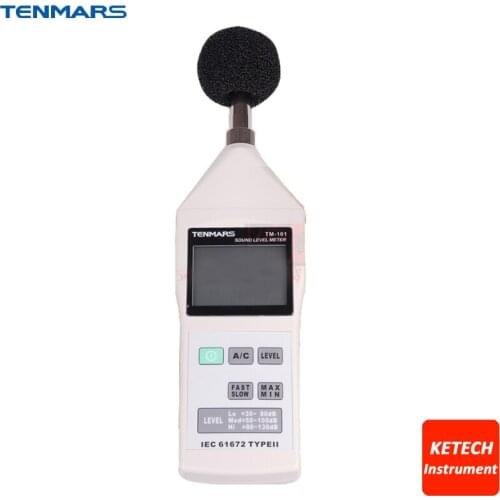 Sound Level Noise Meter Tester 30~130dB 2000 Readings TM101