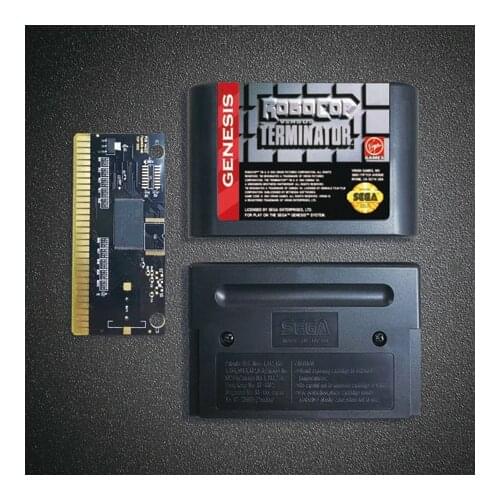 RoboCop Versus The Terminator - 16 Bit MD Game Card for Sega Megadrive Genesis Video Game Console Cartridge