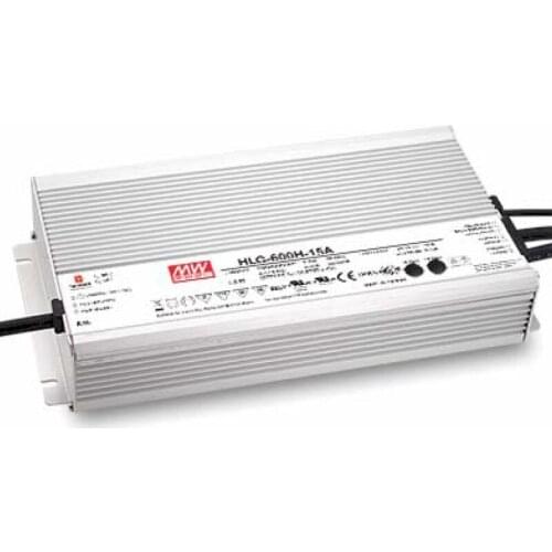 MeanWell IP67 300W 320W 480W 600W LED Transformer AC90V-305V to DC 12V 24V CE UL SAA TUV Driver Adapter