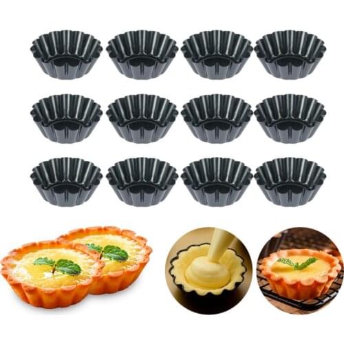 Reusable Non-stick Tart Quiche Mold Pie Pizza Cake Mold Cupcake Egg Tart Tartlet Baking Mold Muffin Cup Pizza Pan Bakeware