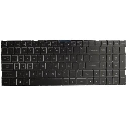 Laptop US Keyboard For Pcspecialist For Proteus VI V English black with backlit new