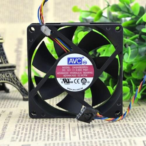 New original 790 990 SFF Rear Chassis Fan DASA0820R2U 0725Y7 4-wire