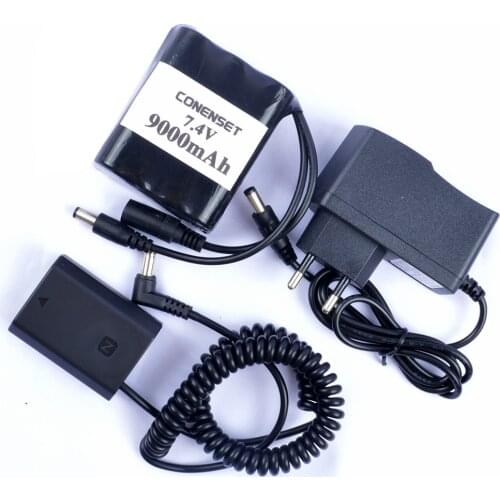 NPA-MQZ1K AC Power Adapter 9000mAh NP-FZ100 battery For Sony A7 III A7R III A9 a73 a7r3 a9 Camera Dummy battery Batteries