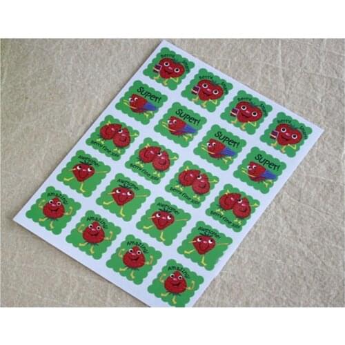 Custom self adhesive sign warning stickers with your own design and high quality