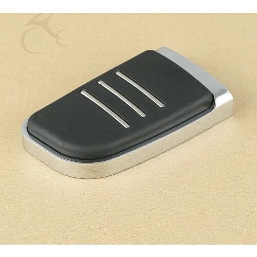 Motorcycle Chrome Brake Pad Pedal For Harley Touring Electra Road Street 1980-up Road King & FL Softail 1986-17 Dyna